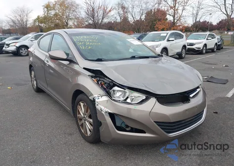 2016 Hyundai Elantra Se из США, поврежденный, VIN 5NPDH4AE6GH773239